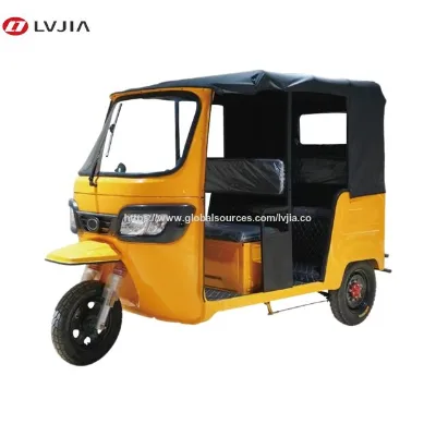 TUKTUK Heavy-Duty 2000W Electric Cargo Trike with Certified Drum Brakes, Open Design, and Long-Life Battery