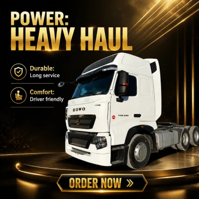 Factory Direct Supply Sinotruk HOWO 6x4 Tractor Head 371/375/380 HP Heavy Duty Truck Head