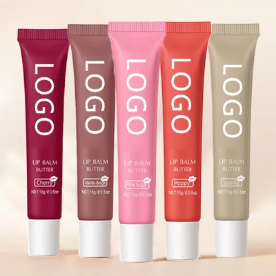 Private Label Vegan Cruelty-Free Liquid Lip Balm Waterproof Moisturizing Mineral Butter Gloss