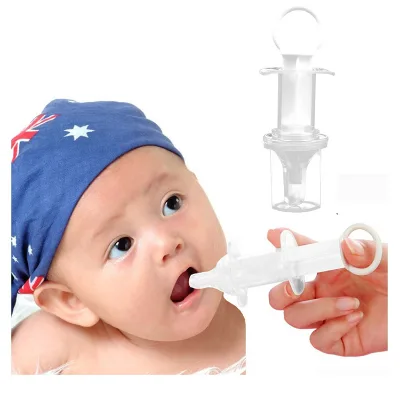 Baby Medicine Feeder Transparent Baby Squeeze Medicine Dropper Dispenser Needle Feeder Feeding Flatware Utensils Infant Nipple s