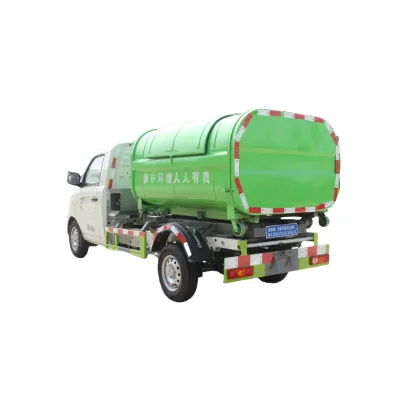 Factory Direct Sale Cheap Foton 3m³ 3000L 4.5meters Long Mini Monster Hook Arm Garbage Truck