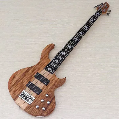 43-Inch Professional Performance Electric Bass Guitar Walnut Rosewood Maple Spruce 6-String and 5-String Acoustic