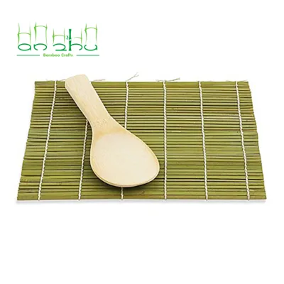 Organic Sustainably Harvested Bamboo Sushi Mat FSC Certified Environmentally Responsible Choice