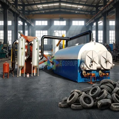 CE Qualified Scrap Plastics Pyrolysis Plant Continuous Waste Tyre Pyrolysis Plant to Fuel