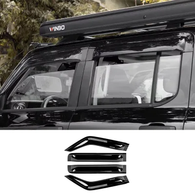 For GWM Tank 300 Window Visors, Thickened Widened Rain Guards, Door Frame Wind Deflectors, Exterior Decorative Modification
