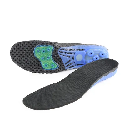 S-King EVA Shock Absorption +TPR Steel Ring Spring Support Insole Breathable Sweat Absorption Running Shoes Full Pad