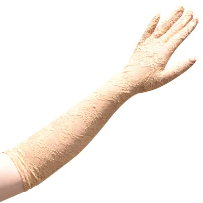 Finger Lace Bridal Gloves for Women Elegant Elbow Length Wedding Evening Gown Accessories for Bride Bridesmaid Evening Cosplay