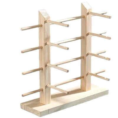 Wholesale Environmental-Friendly Wooden Sunglasses Display Stands Glasses Display Storage Shelf Eyewear Displays