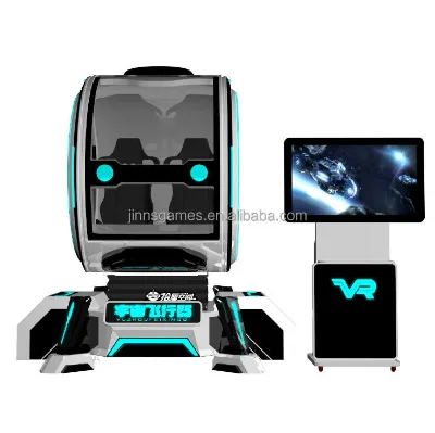Factory Inertial VR Indoor Kids Airplane Simulation Toy Fiberglass and Metal Material for Amusement Park Playhouse Shopping Mall