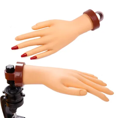 Manicure Simulation Soft Hand Model Nail Silicone Practice Hand