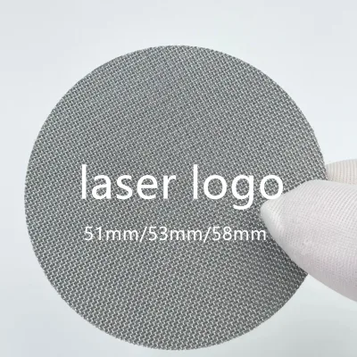 New Product Ideas 2024 51mm Reusable Espresso Puck Screen With Acrylic Box Coffee Shower Screen for Portafilter Filter Basket