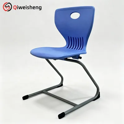 Wholesale Popular College PP Plastic University Classroom Furniture Adult Student Chair