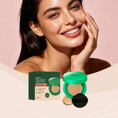 Zephoco Skin Care Cushion Foundation Long Lasting Melting Concealer Shrink Pores Refreshing Matte Base Makeup OEM Available
