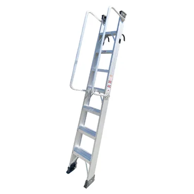 Multifunctional Indoor Aluminum Step Height Adjustable Extendable Modern Foldable Stairs for Supermarket Exterior Use