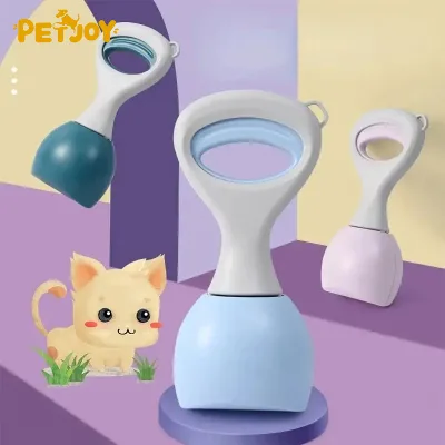 Portable Dog Pooper Scooper Non-Breakable Short Handle Pet Poop Shovel Easy to Clean Non-stick Poop Picking up Clip Walking