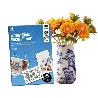 Custom Printed Crystalcode Film Free Waterslide Print Slide Decal Roll Laser Water Transfer Printing Paper