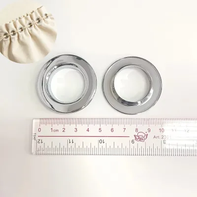 Round Metal Eyelets Grommets, Nickel Grommet Eyelets for Bag Strap, Shoe Lace, Clothing, Canvas, and DIY Projects