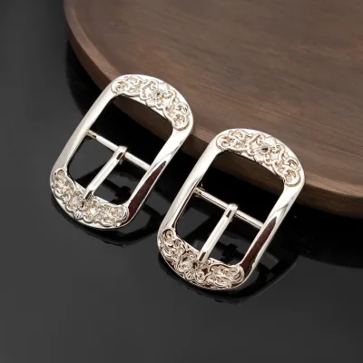 Customized Zinc Alloy Belt Buckle Antique Zinc Alloy Engraved Belt Buckle Shoe Accessories Pin Buckle