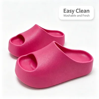 Premium Custom Logo Anti-Slip Spring Summer Bathroom for Durable Waterproof EVA Indoor Mules for Wholesale