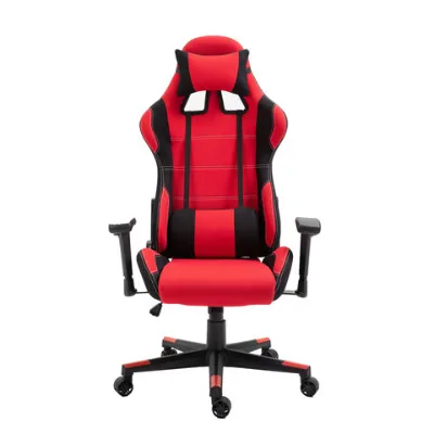 Modern High Back Black Fabric Swivel Computer Ergonomic Adjustable Gaming Chair For Gamer