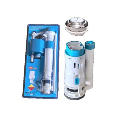 Factory Wholesale High Quality ABS/PP Universal Toilet Tank Parts Complete Set Including Flush Button Drain Valve Valve;