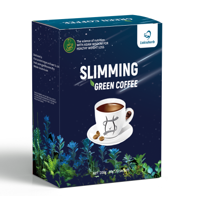 Laicuherb Sugar-Free Green Coffee Instant Coffee Neutral Tasting Boxed Slimming Weight Loss Product