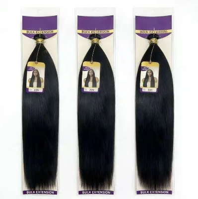 Pre-stretched Silky Straight Braiding Hair Synthetic EZ Braid Crochet Braids Hair Extensions Wholesale for Box Braids