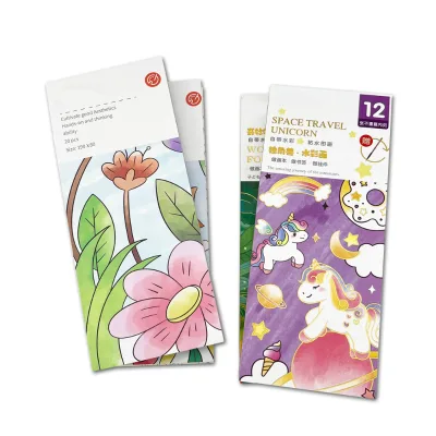 Factory Price Watercolor Painting Pad Portable Water Coloring Book Kids Doodle Drawing Book