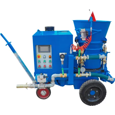 Professional Manufacturer 3m3/h Dry Shotcrete Machine Refractory Spraying Machine With Dust Collector