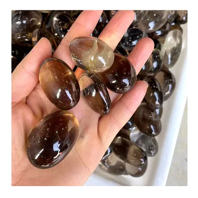 Wholesale Natural Gemstone Crystals Smoky Quartz Tumbled Stone for Healing and Decoration