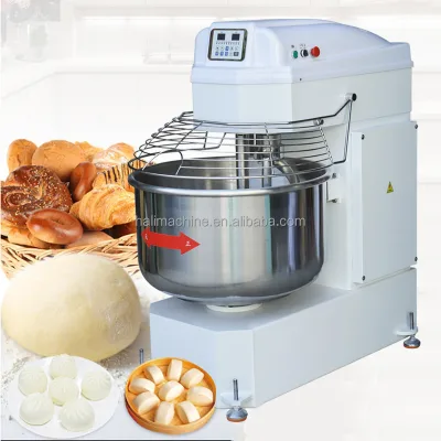 Indsutrial 260L Bread Bowl Kneader Stainless Steel 100kg Stand Food Spiral Dough Mixer for Bakery
