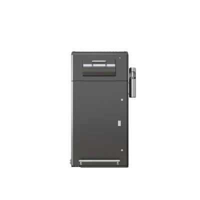 Outdoor Solar Smart Bin Eco Friendly Solution High Traffic Areas