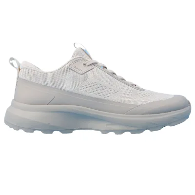 Plain Color Breathable Mesh Upper Running Shoes Light Weight Lace up Sneakers for Women
