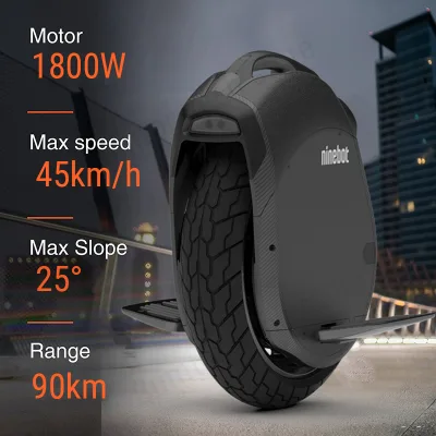 Z10 1800W 45km/h Unicycle Electric Unicycle 36v Single Wheel Self-balancing Scooter Wide Wheel Adult Electric Unicycle