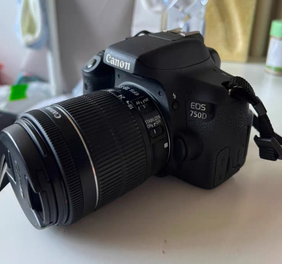 Used Original Canons750D 18-55mm Lens Compact SLR Camera E/OS T6i / Kiss X8i Digital Camera