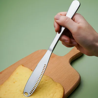 3 in 1 Colorful Peanut Butter and Jelly Spreader Roller Stainless Steel Professional Cheese Spreaders for Soft Cheeses Cream