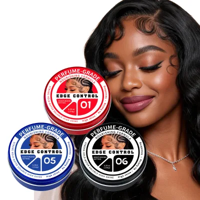Wholesale Edge Control Hair Wax Water Soluble Long Lasting Nourishing Hair Pomade for African Curly Baby Hair