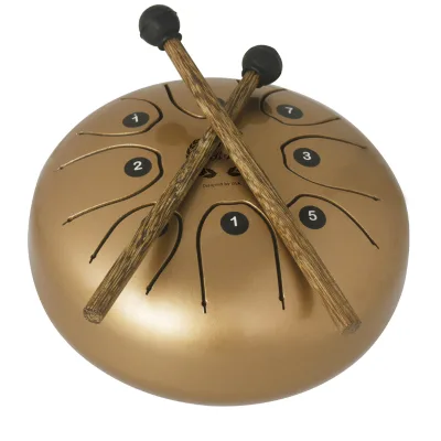5.5 Inch Steel Tongue Drum Ethereal Percussion for Yoga Meditation Handpan Tank Drum With Bag Musical Instrument Accessories