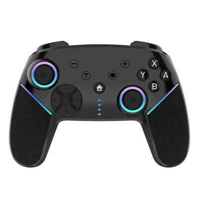 Wireless BT Controller with Six-axis Vibration Motor and RGB Lighting for Android/ios High Quality Gamepad for Switch