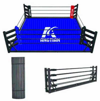 Custom Boxing Ring Portable Retractable Indoor and Outdoor Universal Boxing Ring Factory Direct