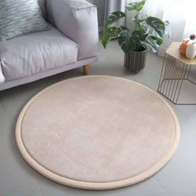 Cross-border Drop Shipping Children's Play Mat Solid-color Thickened Memory Foam Customizable Fall-proof Crawling Mat Tatami