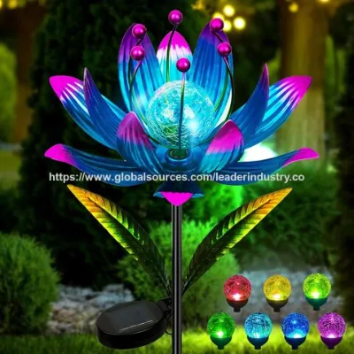 BSCI Factory Wind Spinners Outdoor Metal Wind Spinner Yard Art with Stake Garden Lawn Patio Farmhouse Decor