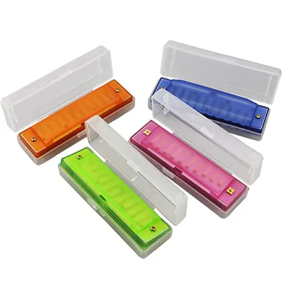 10-Hole Plastic Harmonica for Kids & Students | Beginner Mouth Organ with Bright Tone & Case School Wholesale