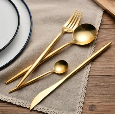 Western Flatware Set - SS304 Knives Forks Spoon - Various Style Wedding Party Besteck Cutlery Set