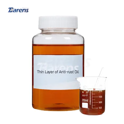 Barens R7018 Industrial High-Performance Multi Metal Thin Film Rust Preventive Brown Transparent Liquid for Cast Iron Steel