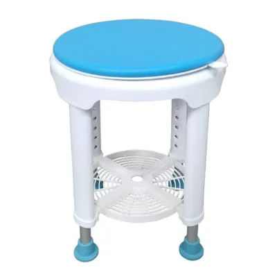 SUNCARE Bath Safety Height Adjustable PU Swivel Shower Stool