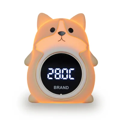 New Arrival Cartoon Dog Shape Floating Water Toy Digital Baby Bath Room Thermometer Set Plastic Temperature Monitoring Baby's
