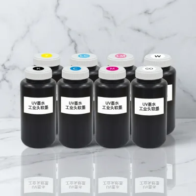 Oasis High Stability Premium Cmykw Color High Specification UV for Printer for 500ml/1000ml Bottles
