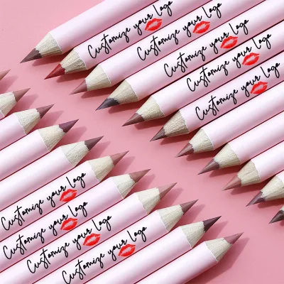 Private Label 24 Colors Lipliner Vegan Pink Waterproof Lip Liner Pencil  Lip Crayon Stain Marker