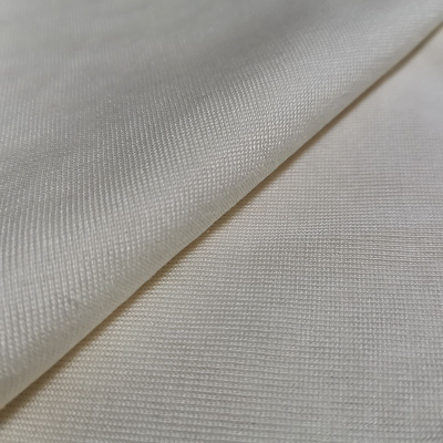 90gsm 42 Needle Dyed Twistification 100% Pure Silk Fabric Double Side Real Pure Silk Knitted Fabric